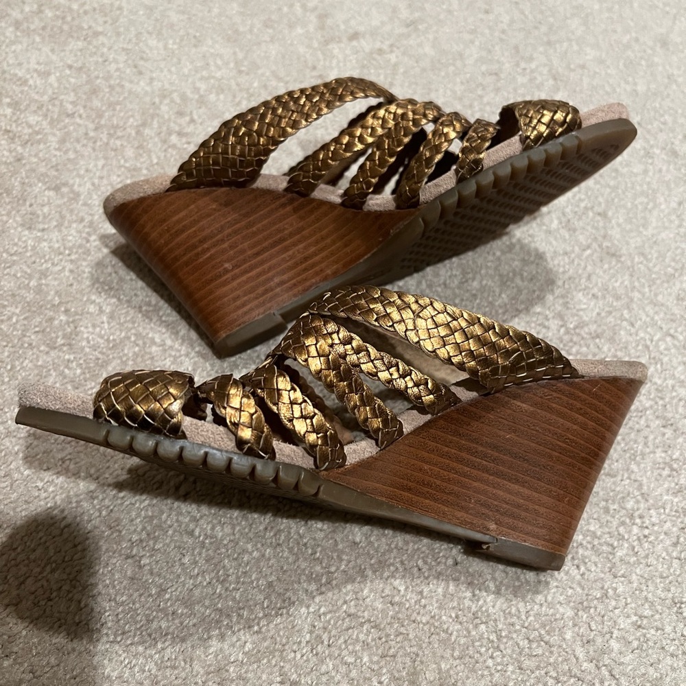 Aerosoles Bronze wedges